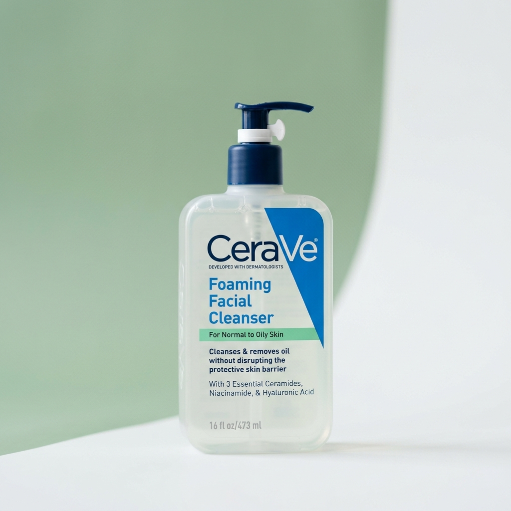 CeraVe Foaming Cleanser — Best Face Wash for Oily Skin That Won't Dry You Out