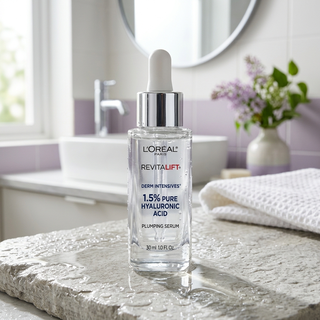 LOréal 1.5% Hyaluronic Acid: Best Plumping Serum for Dehydrated Skin