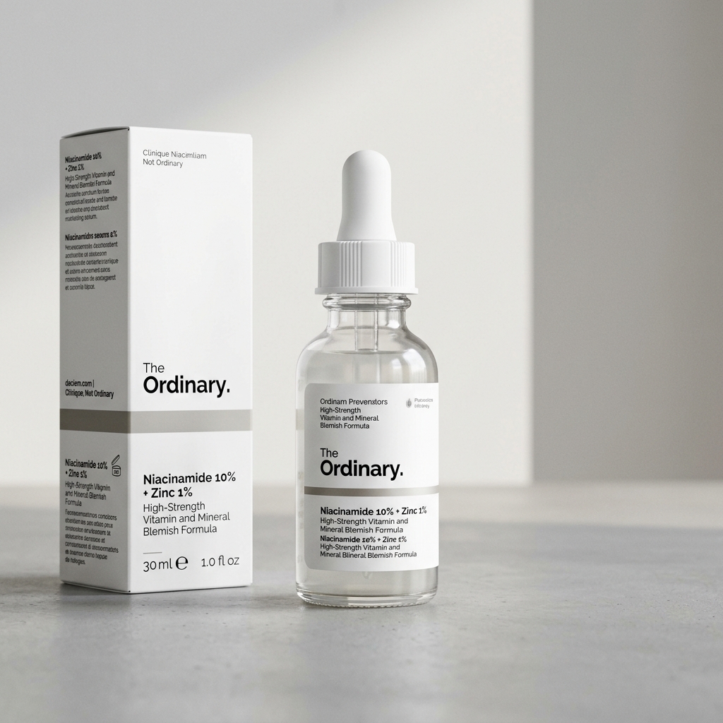 The Ordinary Niacinamide 10% + Zinc 1% — Best Serum for Oily Skin & Large Pores